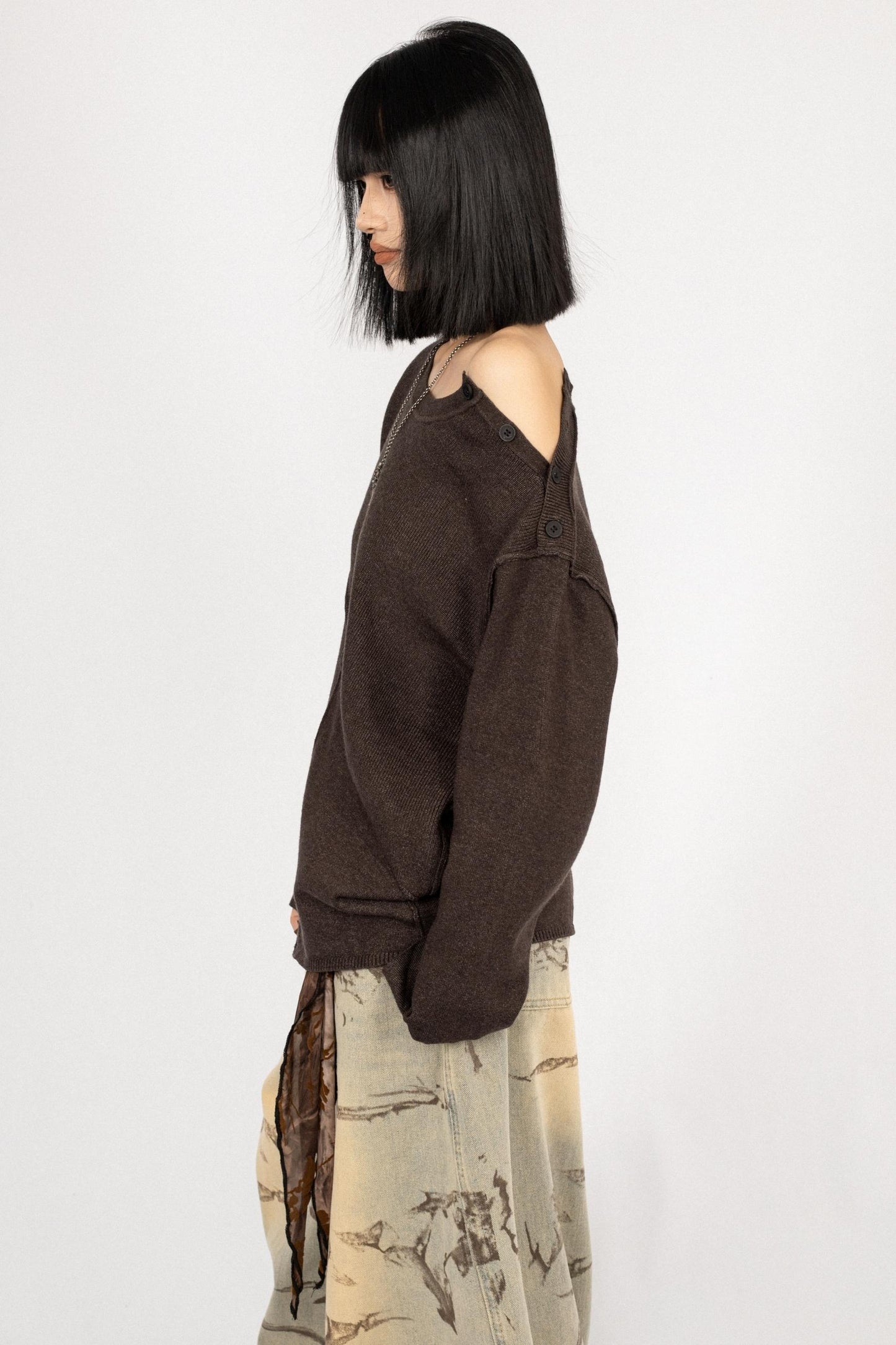 Retro Knitted Minimal Top