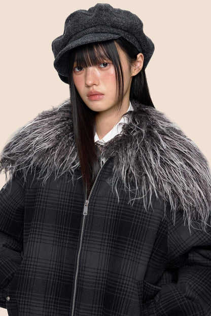 Shawl Plaid Cotton Jacket