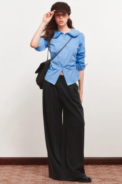 Minimal Design Long-Sleeved Top