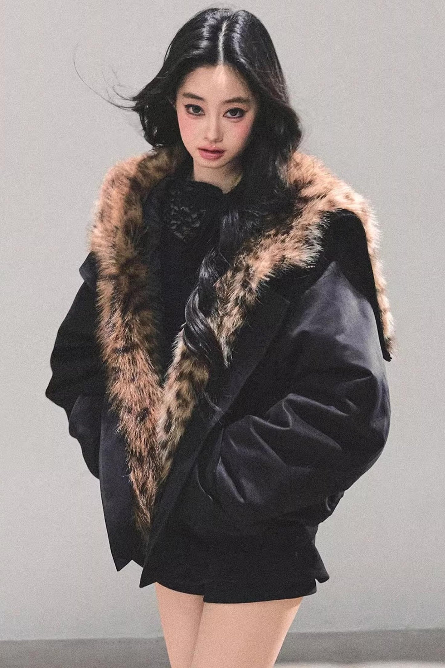 Hepburn-Style Quilted Winter Coat