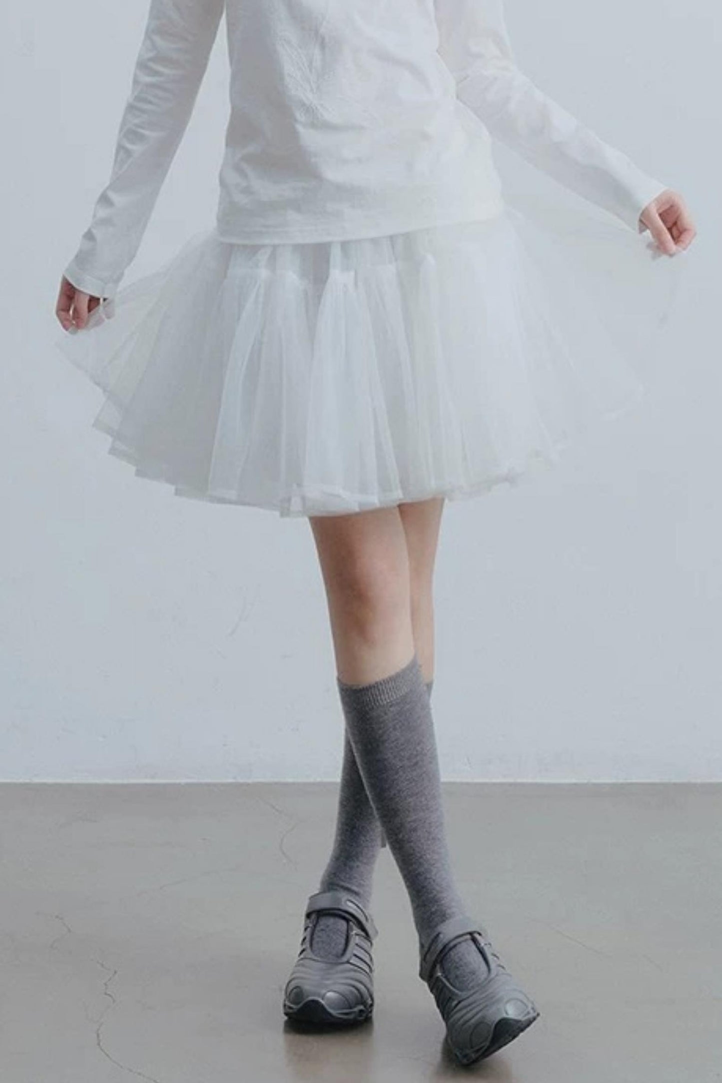 Gonna in tulle Ballet Mist