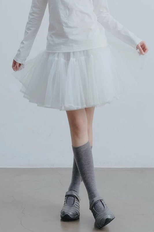 Ballet Mist Mesh Skirt