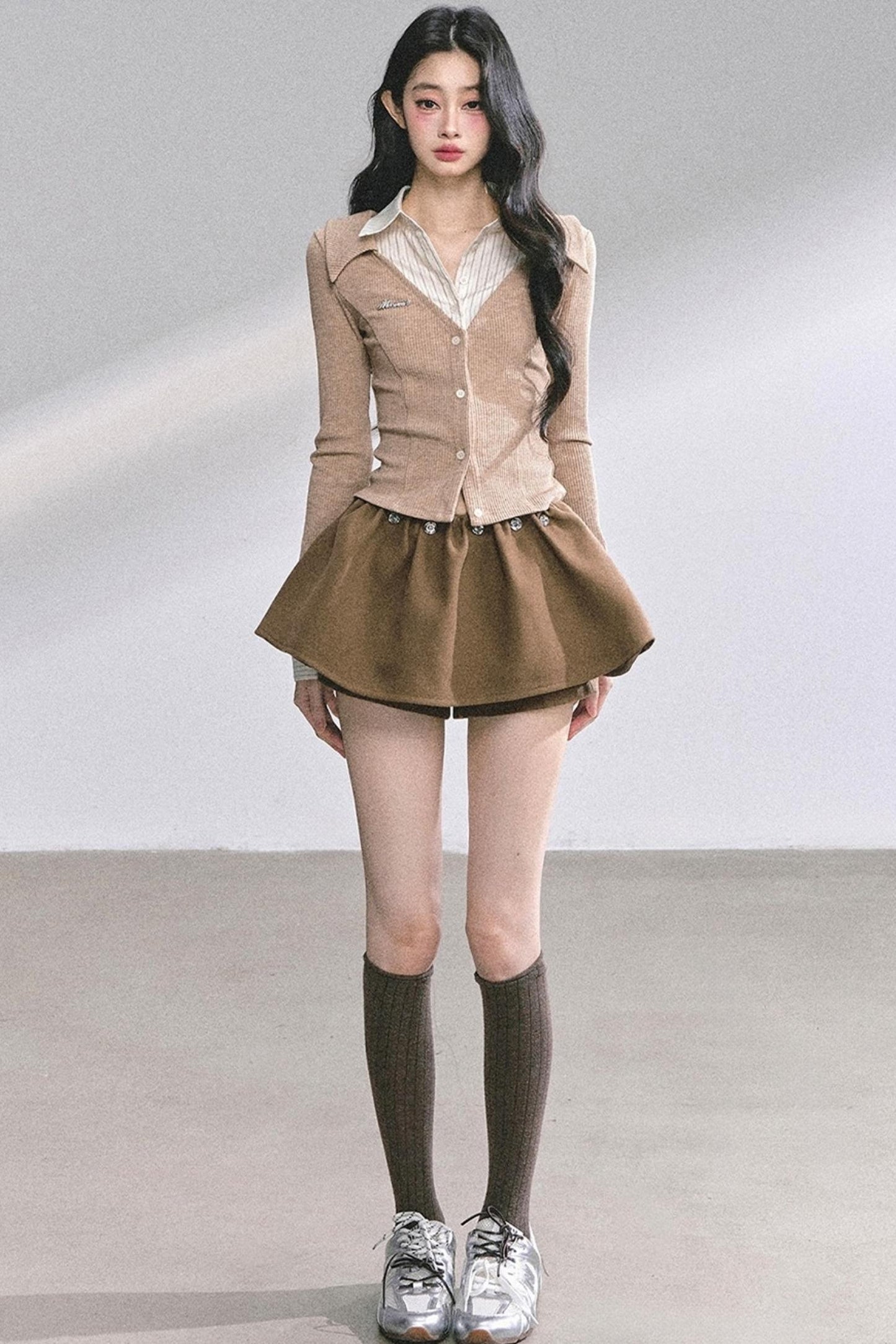 Autumn Striped Polo Shirt