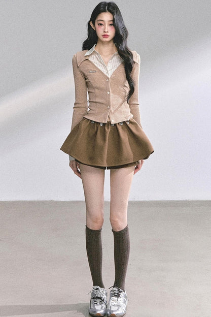 Autumn Striped Polo Shirt