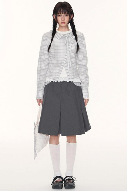 Lace Embroidery Slim Top