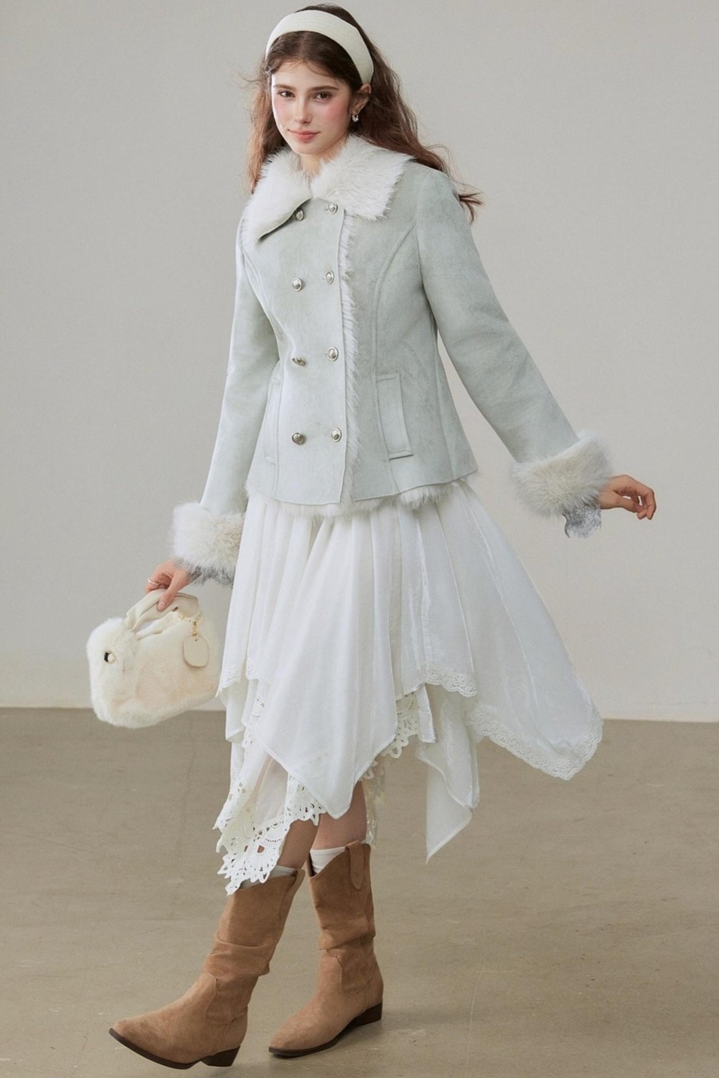 Loose Lapel Thickened Warm Jackets