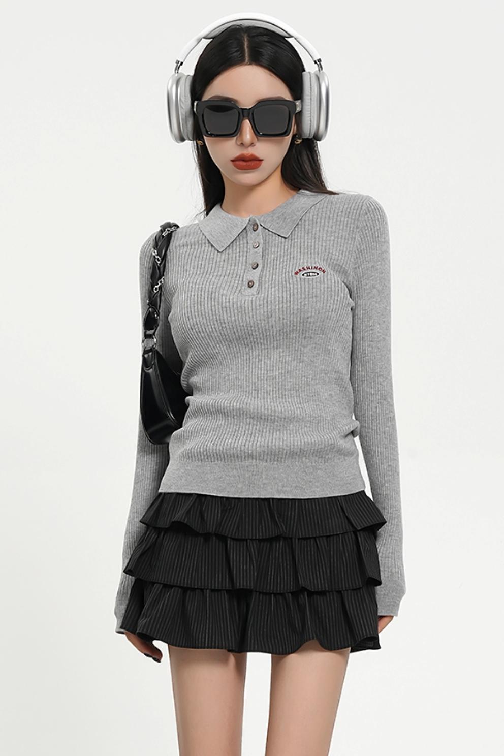 Slim Fit Knit Pullover Sweater