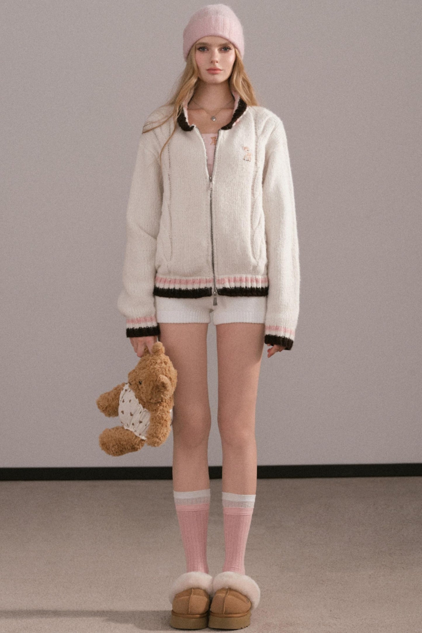 Slim Fit Knit Shorts