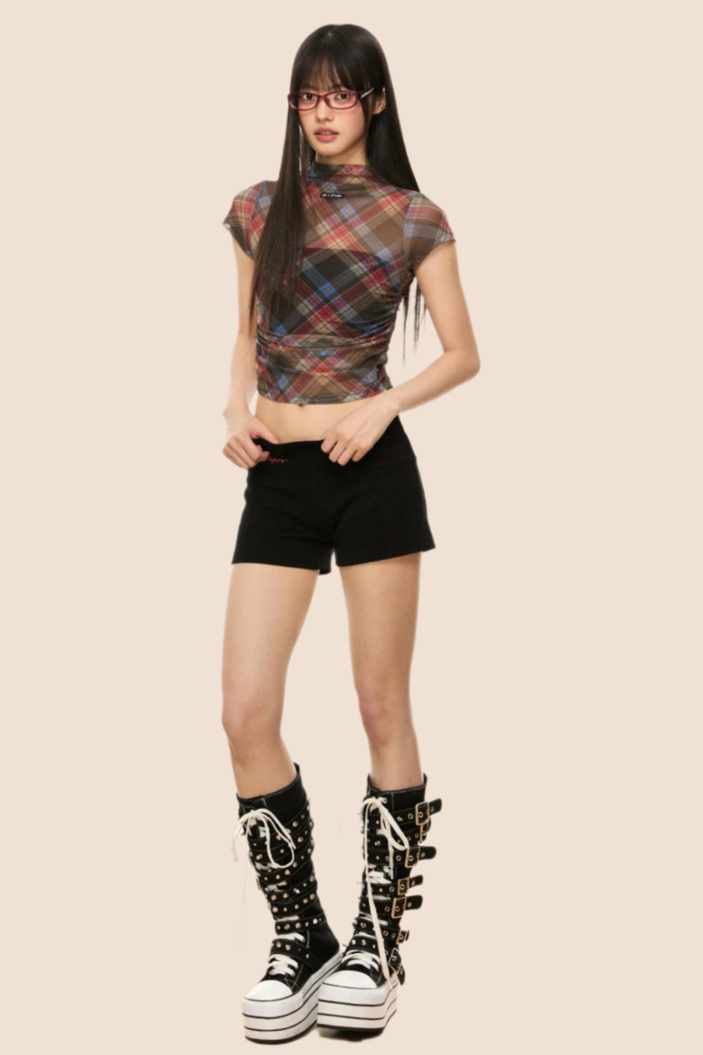 Retro Plaid Summer T-Shirt
