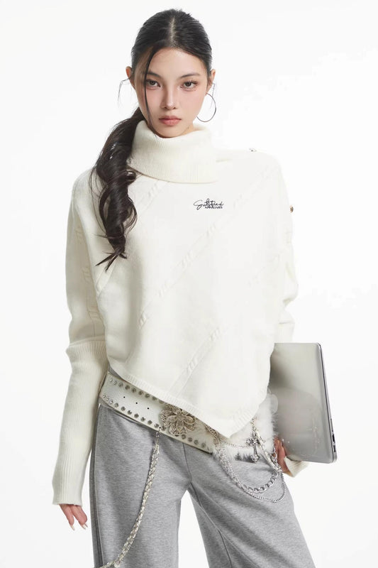 Off-White Cape Turtleneck Sweater