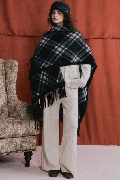 Wool Twist Hooded Knit Set-Up