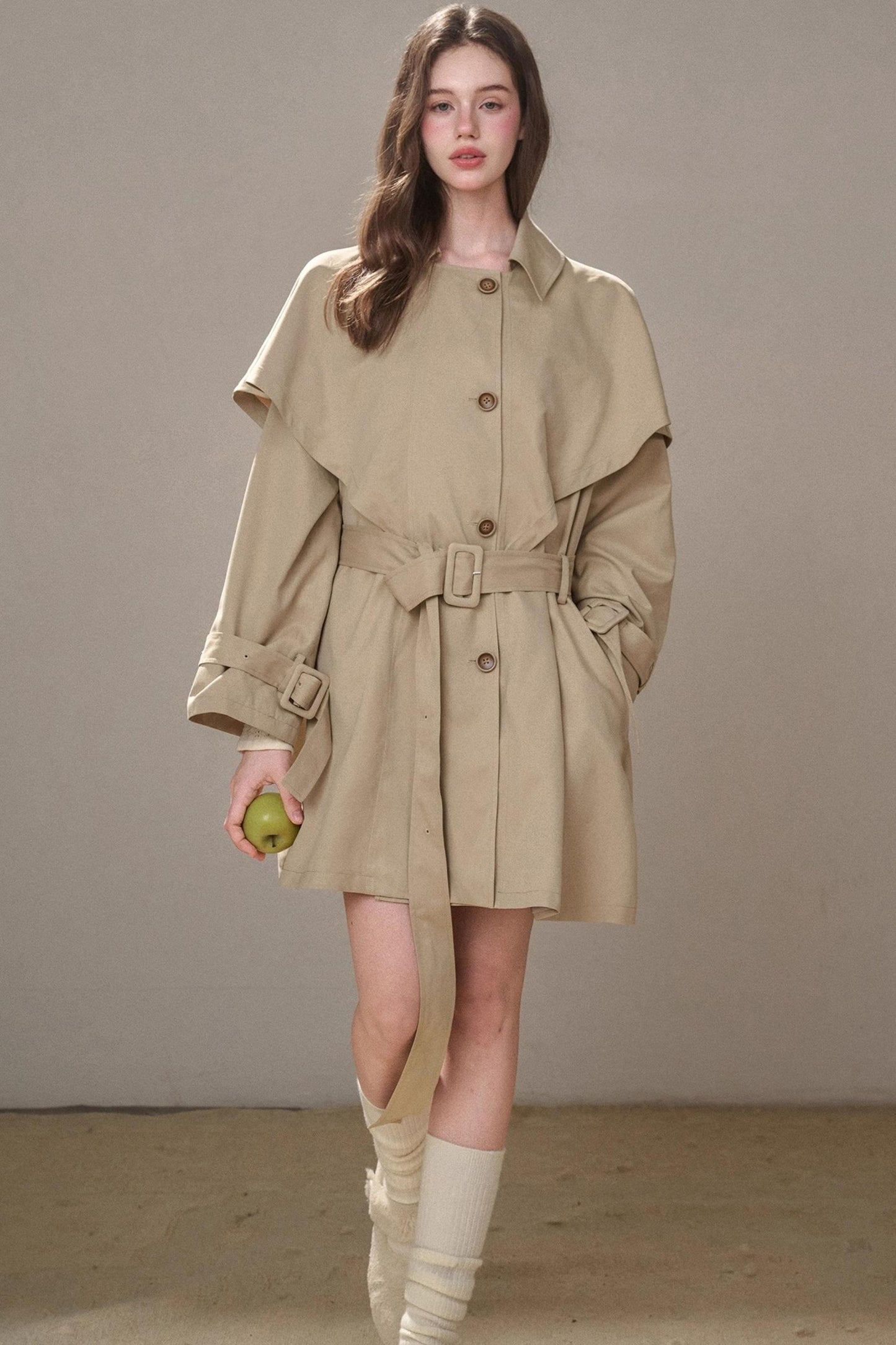 Retro Loose Trench Coat