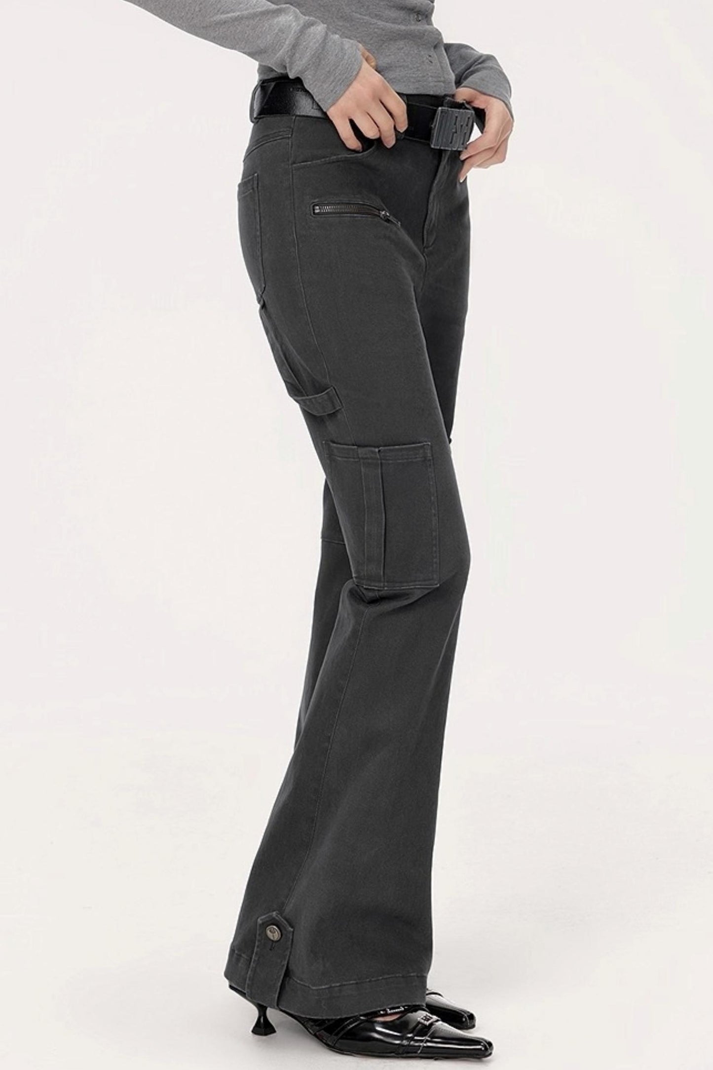 Retro Bootcut Cargo Pants