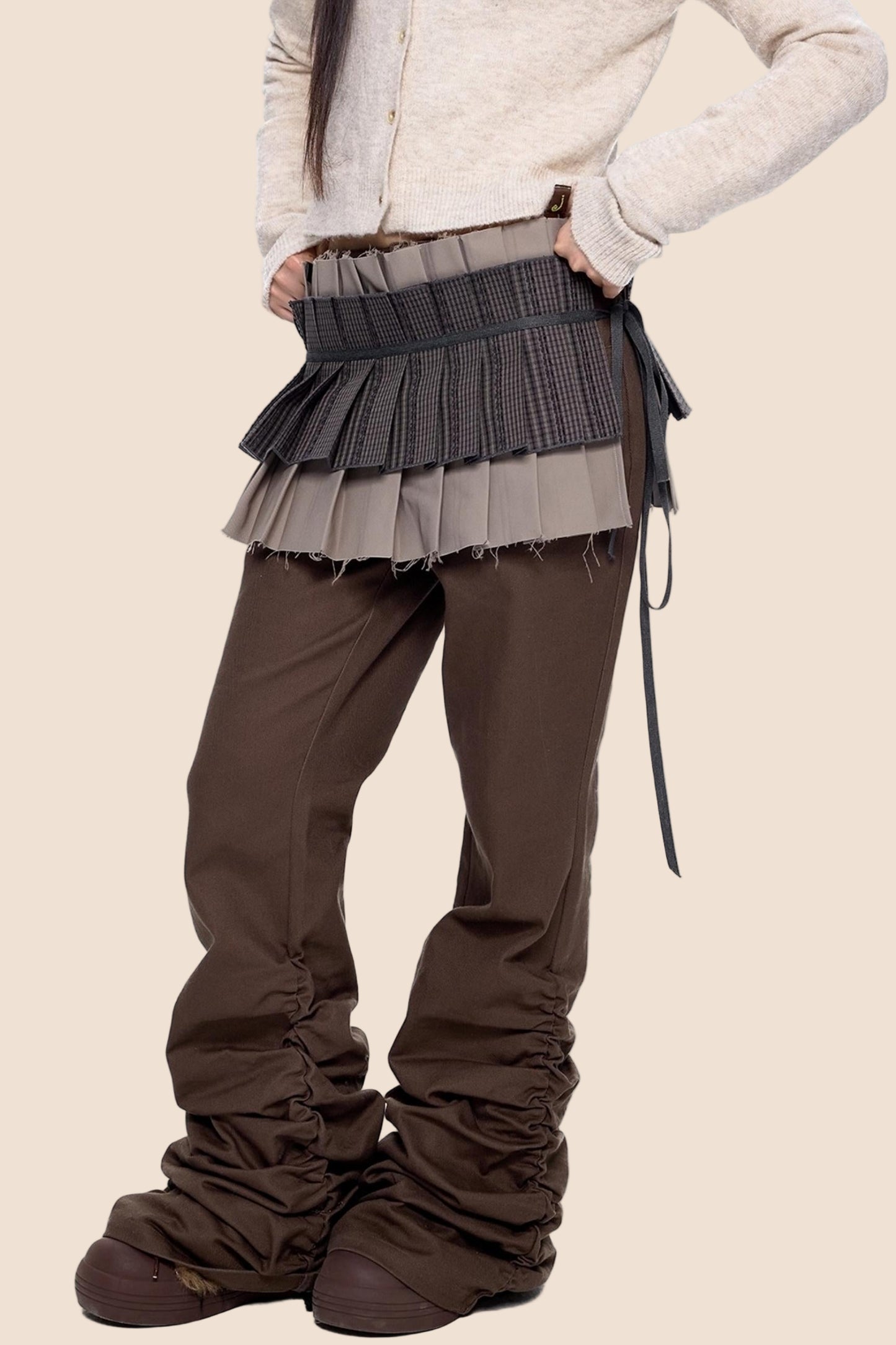 Layered Patchwork Skirt