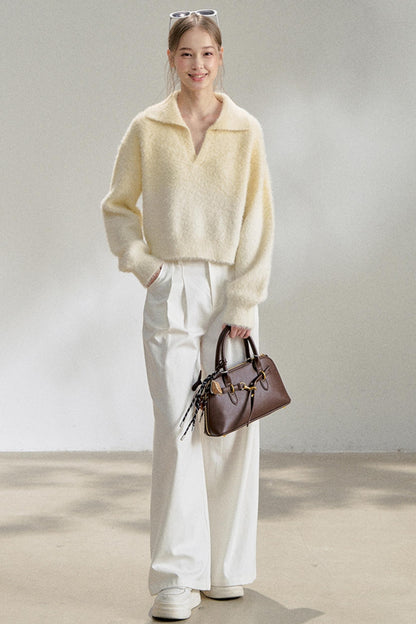 Soft Gradient Mohair Sweater