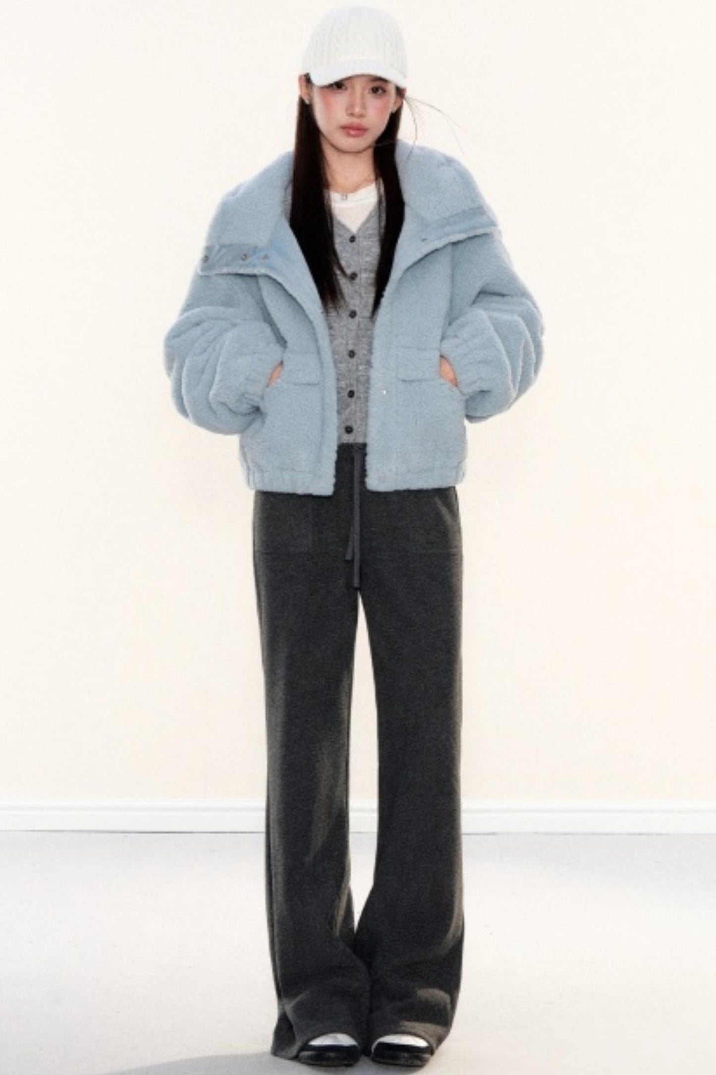 Fleece Hooded Work Jacket