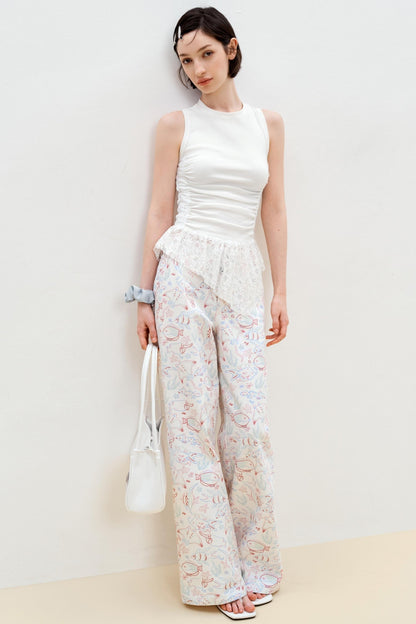 Summer Lace Asymmetrical Vest