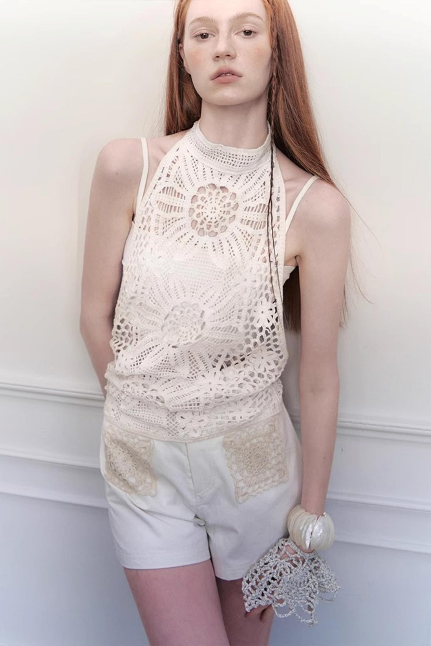 Hollow Knit Tank Top