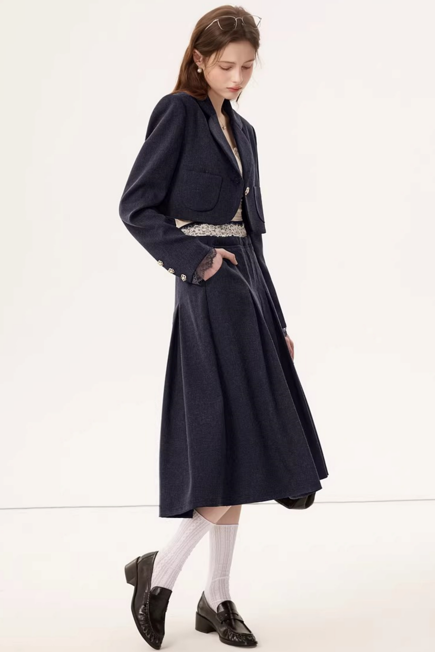 Ensemble Jupe et Blazer en Lin