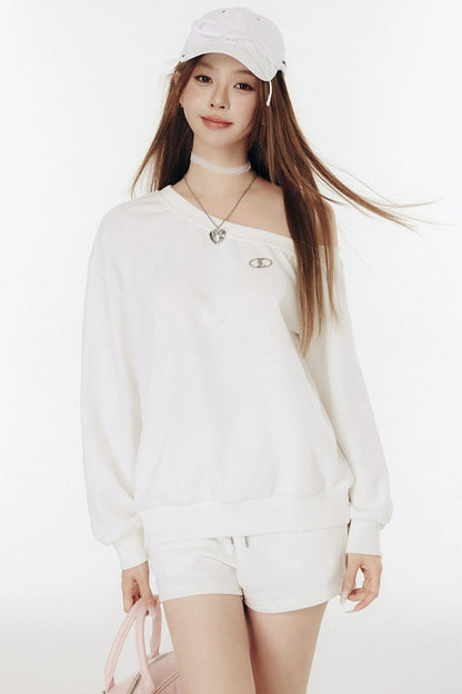 Spring Leisure Sweater & Skirt Set-Up