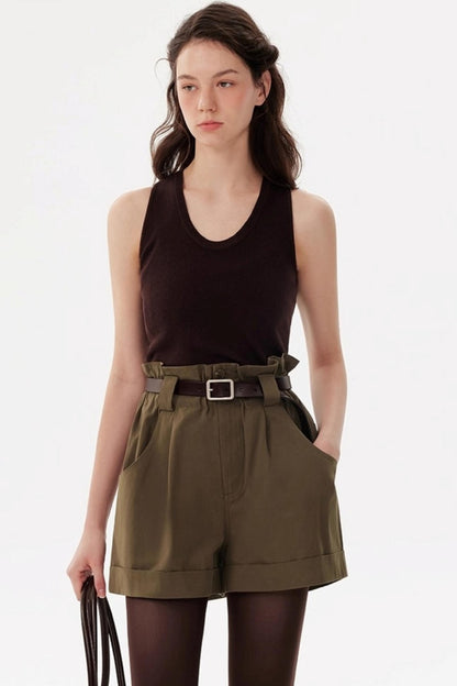 Versatile Wool Sleeveless Base Top