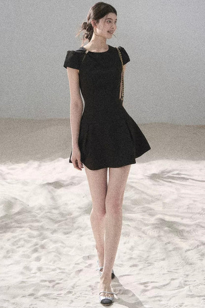 French Summer Puffy Dress
