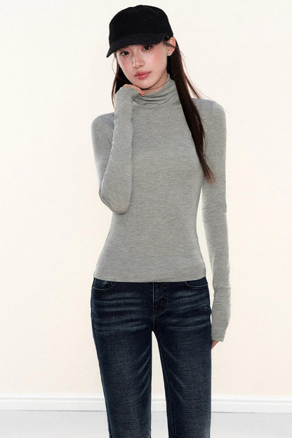 High-Neck Slimming Top