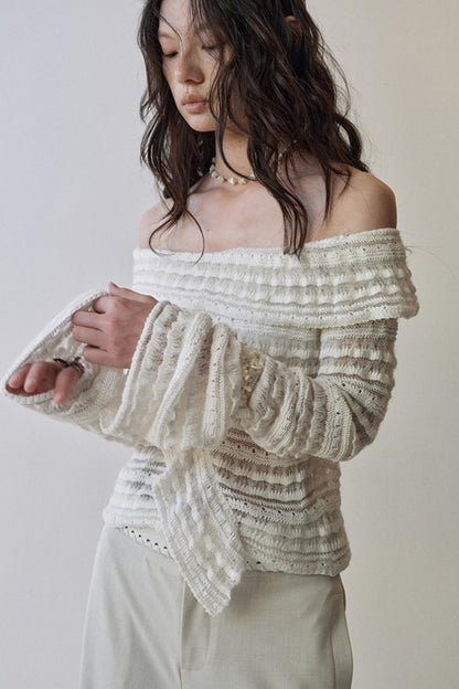 Clouds Knitted Fluffy Top