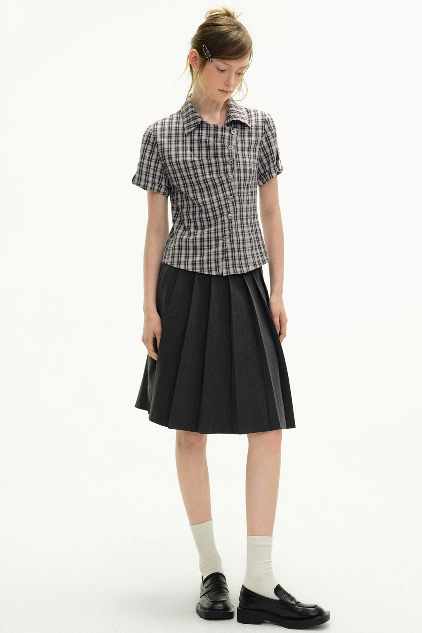 Holiday Reverie Pleated Dress