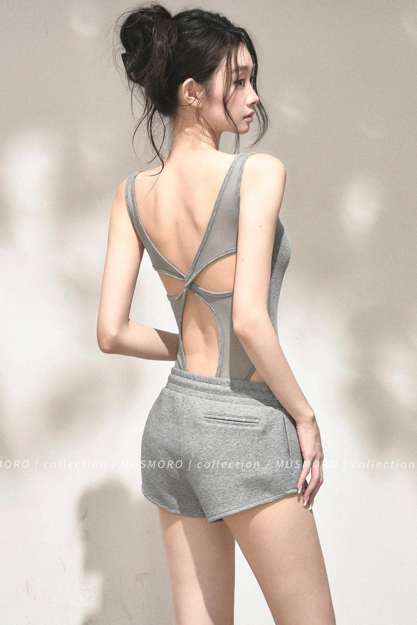 Open Back Mesh Bodysuit