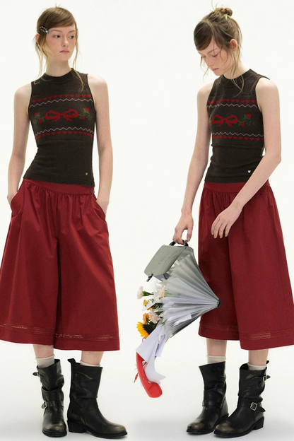 Glazed Sea Island Cropped Pants