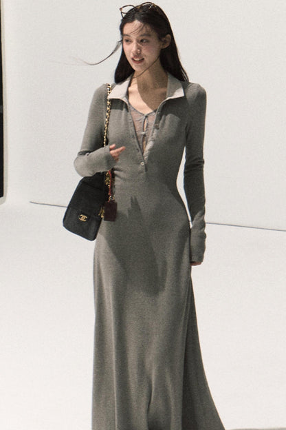 Smoke Cinched Waist Dress