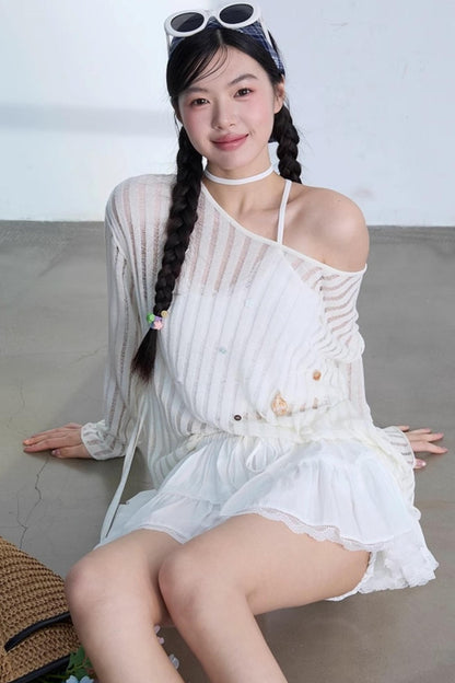 Chic Sunscreen Blouse