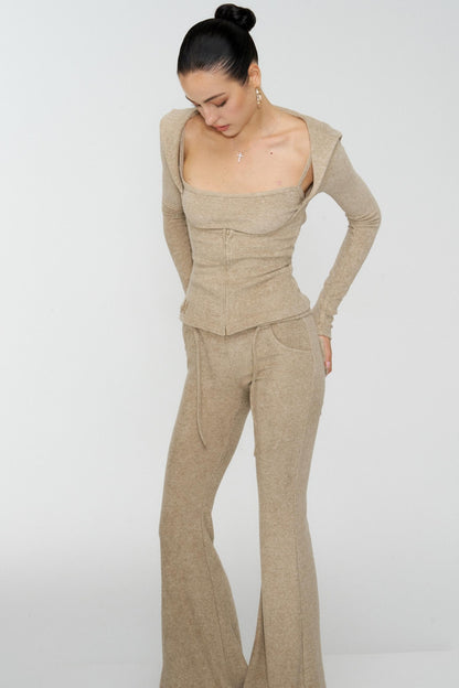 Girl Devil Horn Fleece Set-Up