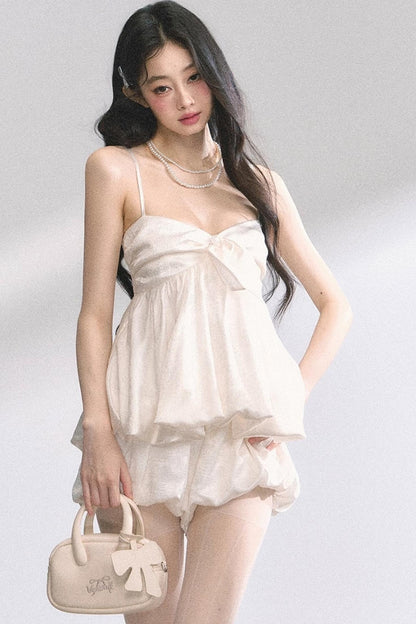 Floral Strap Two-Piece Summer Skirt Set-Up