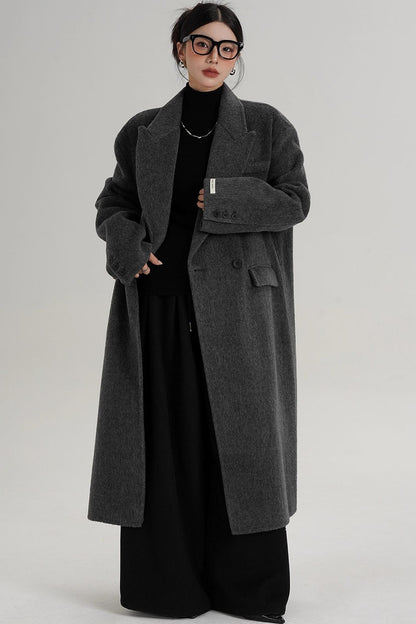 Elegant Long Wool Coat