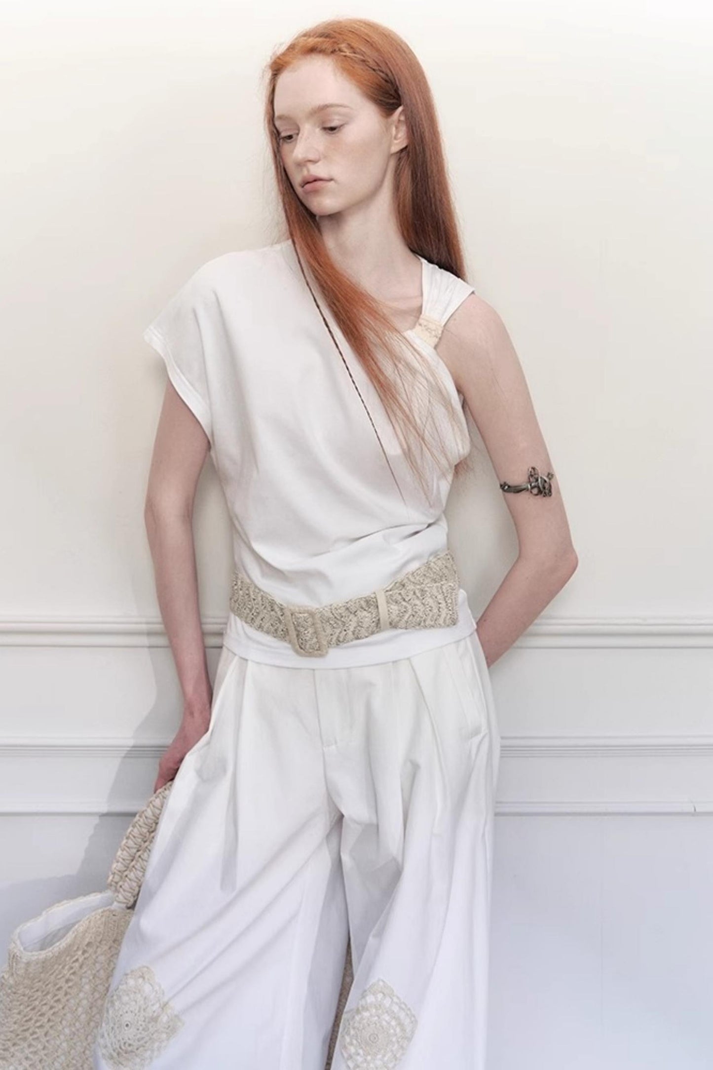 Twisted Cloud Shoulder Tee