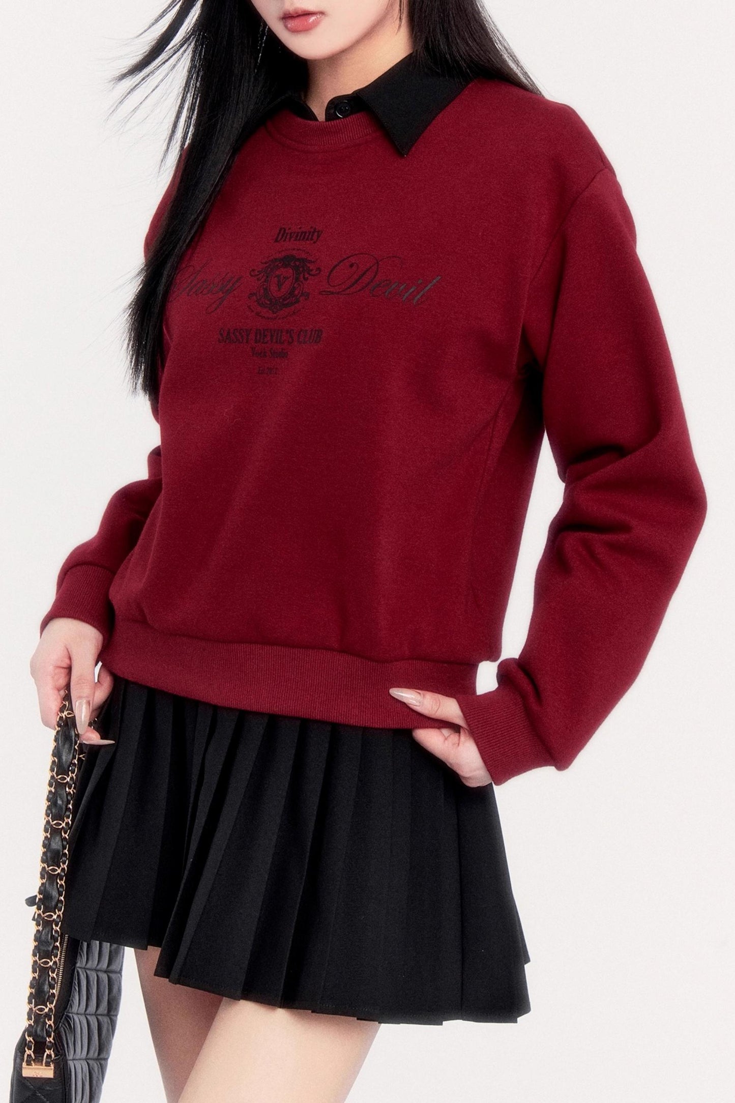 American Spice Girl Short Sweatshirt