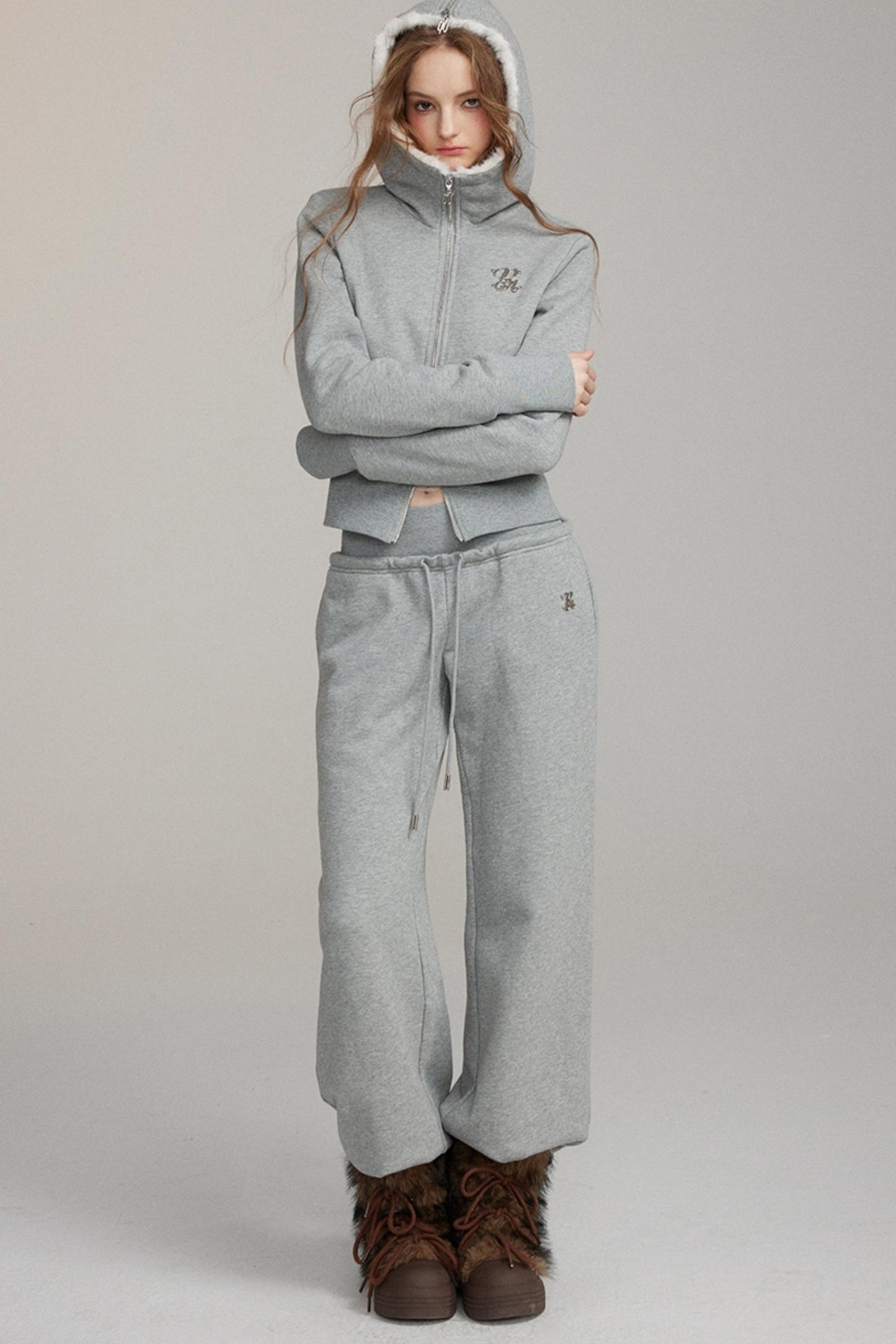 Sporty Casual Wide-Leg Sweatpants