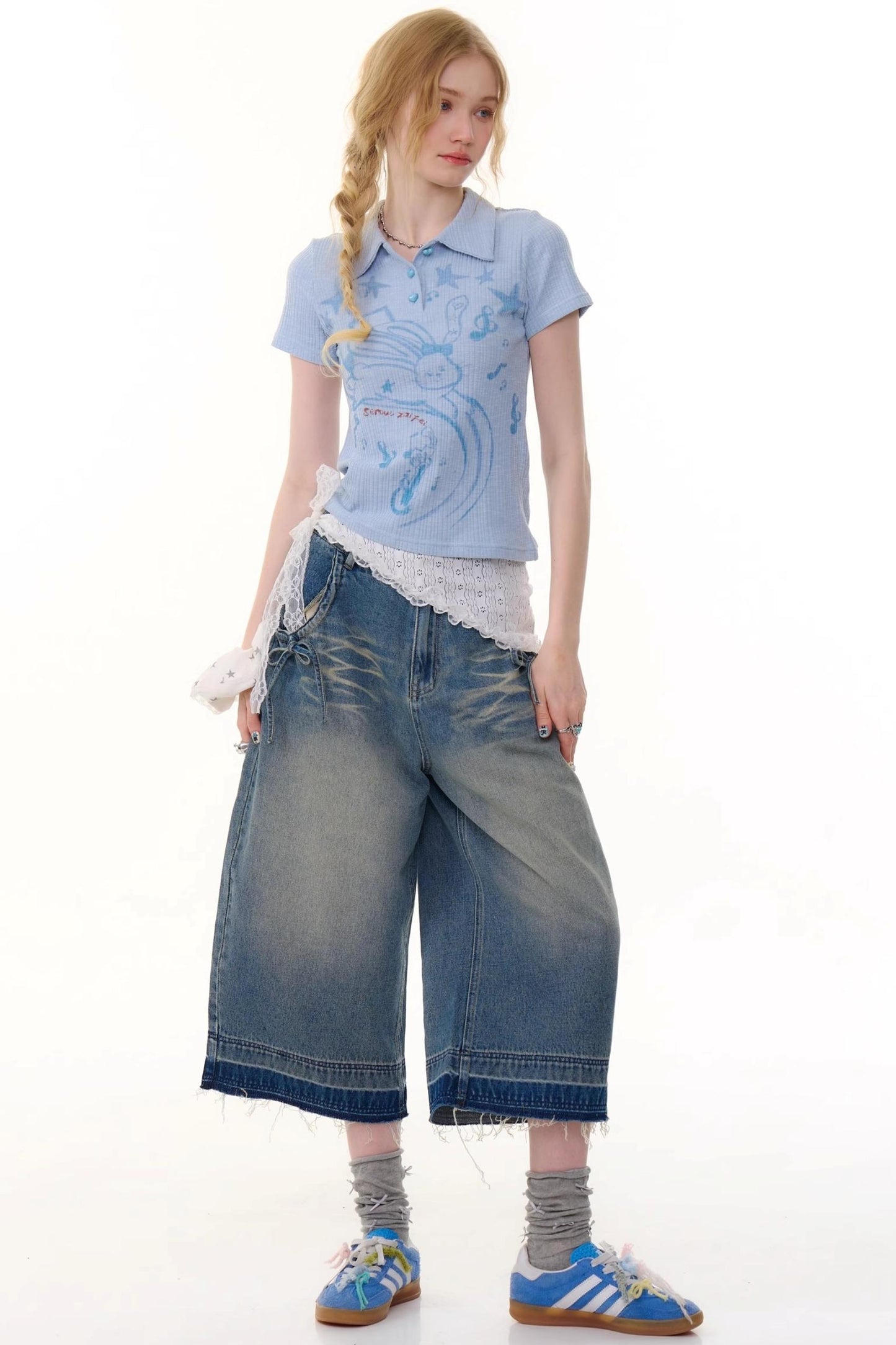 Retro Rabbit Knit Tee