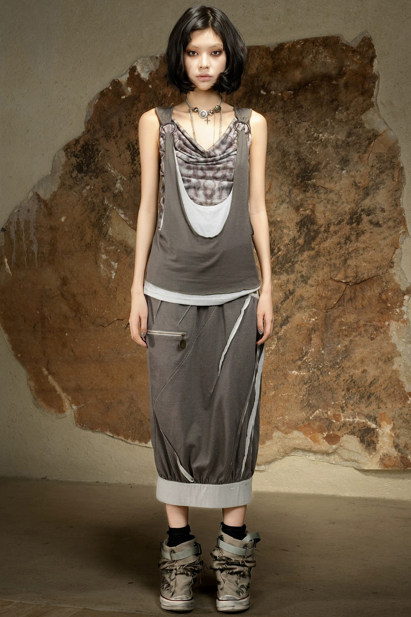 Asymmetrical Retro Vest