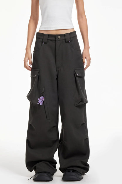 Cargo Wide-Leg Pants