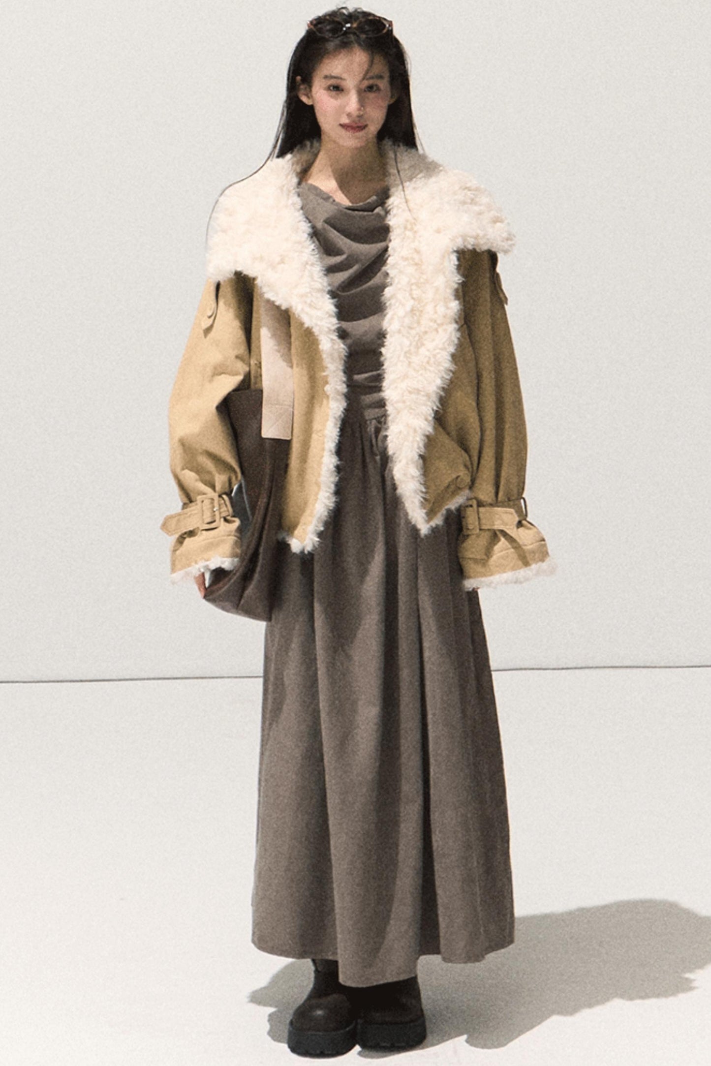 The Moon Swing Collar Dress