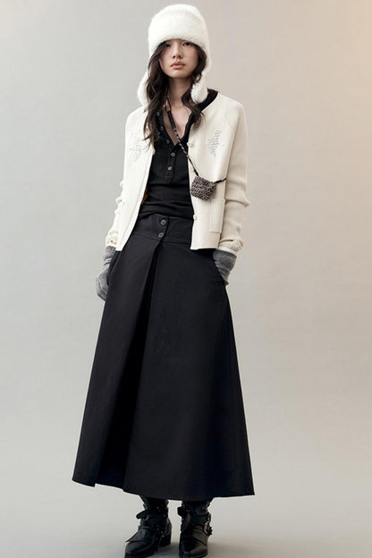 Feather Shadow Knitted Cardigan