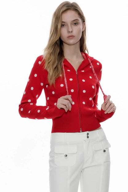 Christmas Berry Hooded Top