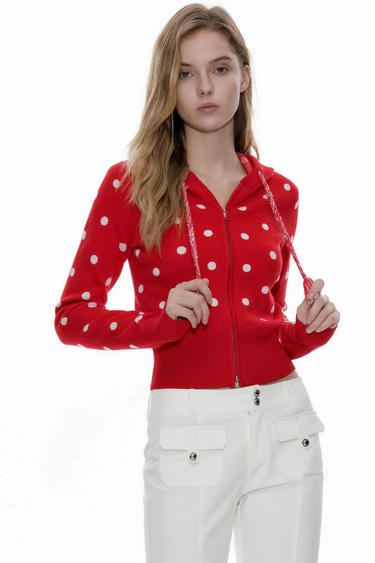 Christmas Berry Hooded Top