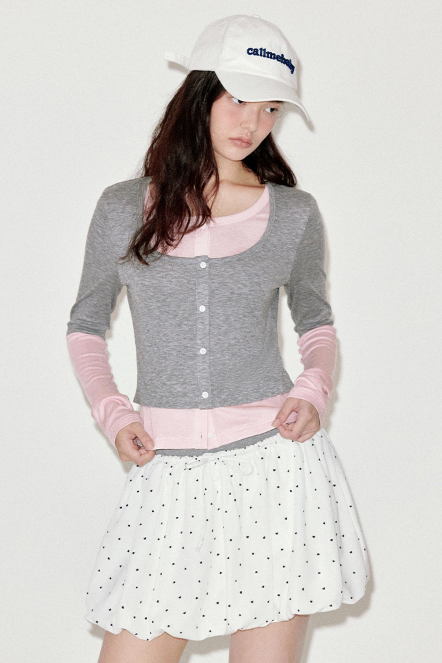 Elegant Ballet Knitted Blots Top