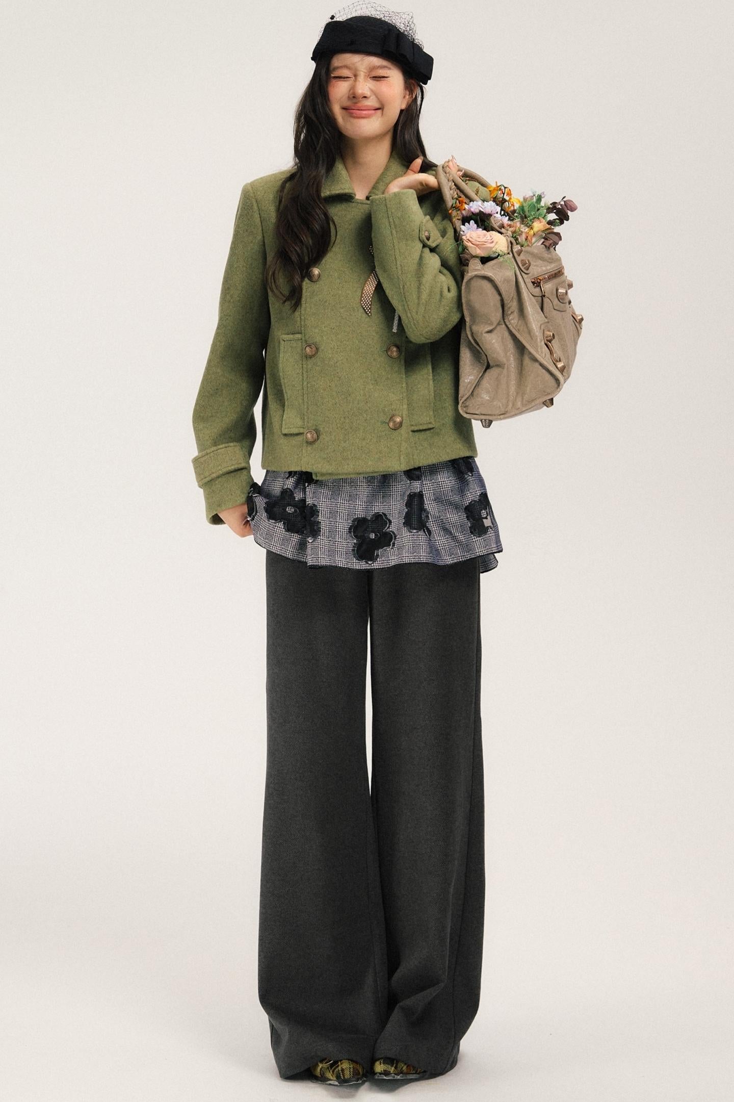 Versatile Lace-up Waist Skirt