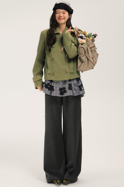 Versatile Lace-up Waist Skirt