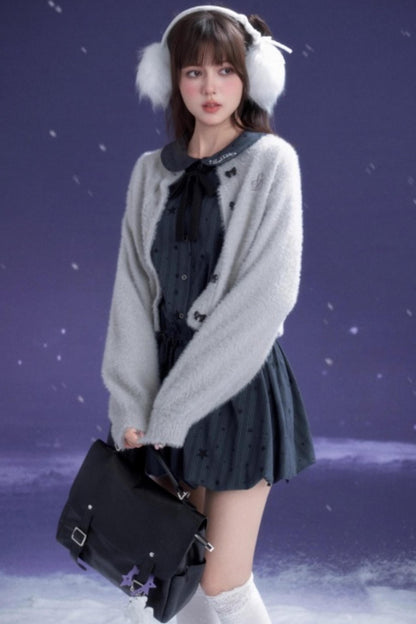 Dark Night Blue Bud Dress Set-Up